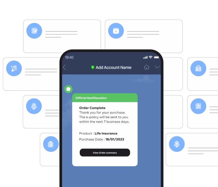 LINE LON Features - Custom Template